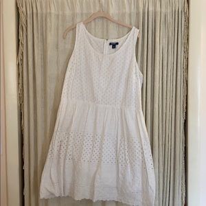 White eyelet dress!
